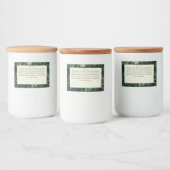 Étiquette Pour Bocaux Winter Greenery Christmas Hot Chocolate Mix (Bouteilles)