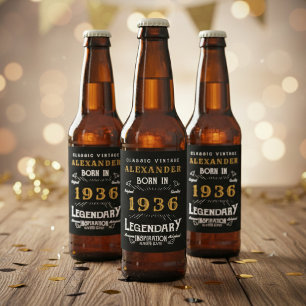 ÉTIQUETTE POUR BOUTEILLES DE BIÈRE