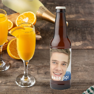 Étiquette Pour Bouteilles De Bière 30e anniversaire photo bonjour 30 hommes