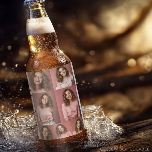 Étiquette Pour Bouteilles De Bière 7 Collage de photos - minimaliste moderne blanc