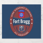 Étiquette Pour Bouteilles De Bière 82e division aéroportée (Étiquettes simples)