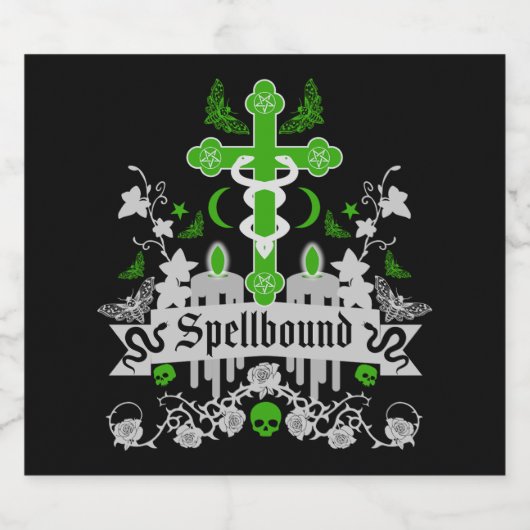 Étiquette Pour Bouteilles De Bière Accessoires de mode Gothique Post Punk (Étiquettes simples)