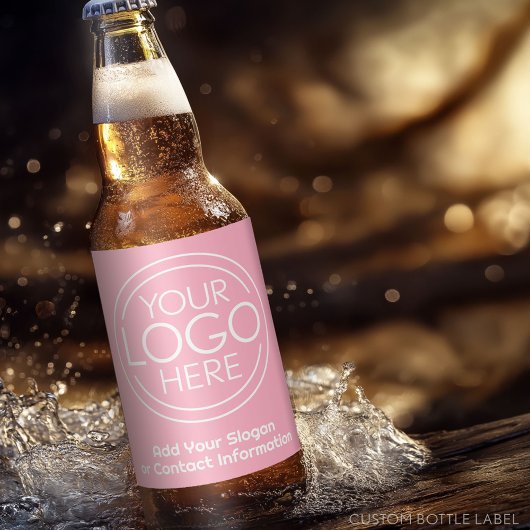 Étiquette Pour Bouteilles De Bière Ajouter Votre Logo Entreprise Entreprise Moderne R
