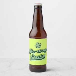 Étiquette Pour Bouteilles De Bière Ale-ways Lucky St Patrick's Day
