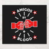 Étiquette Pour Bouteilles De Bière Amigos, meilleur ami (Étiquettes simples)