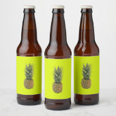 Étiquette Pour Bouteilles De Bière Ananas doux (Bouteilles)