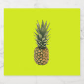 Étiquette Pour Bouteilles De Bière Ananas doux (Étiquettes simples)