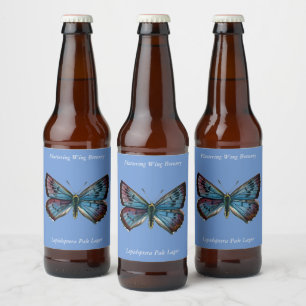 Étiquette Pour Bouteilles De Bière Arion glaucopsyche - Le Grand Papillon Bleu