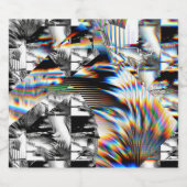 Étiquette Pour Bouteilles De Bière Attaque arc-en-ciel (Étiquettes simples)