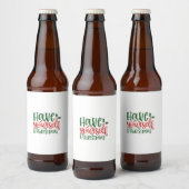 Étiquette Pour Bouteilles De Bière Ayez votre moi un Noël (Bouteilles)