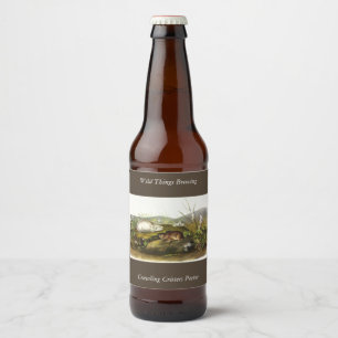 Étiquette Pour Bouteilles De Bière Baie d'Hudson (Collared Ungava) Lemming par Audubo