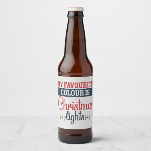 Étiquette Pour Bouteilles De Bière Balise cadeau (Devant)