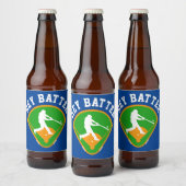 Étiquette Pour Bouteilles De Bière Baseball Votre texte (Bouteilles)