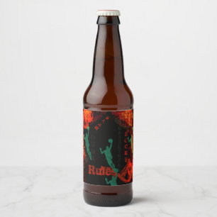 ÉTIQUETTE POUR BOUTEILLES DE BIÈRE BASKETBALL