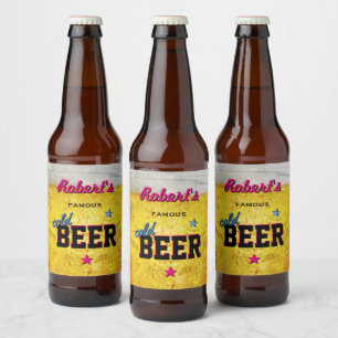 Étiquette Pour Bouteilles De Bière Bière Étiquette avec votre nom dessus