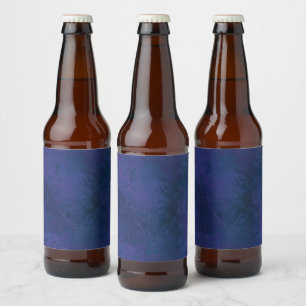 Étiquette Pour Bouteilles De Bière bleu