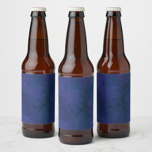 Étiquette Pour Bouteilles De Bière bleu (Bouteilles)