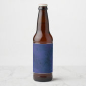 Étiquette Pour Bouteilles De Bière bleu (Devant)