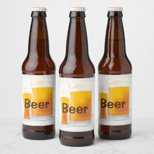 Étiquette Pour Bouteilles De Bière Boisson de bière