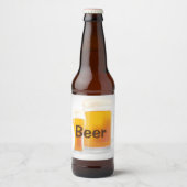 Étiquette Pour Bouteilles De Bière Boisson de bière (Devant)