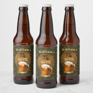 Étiquette Pour Bouteilles De Bière Boucles personnalisées