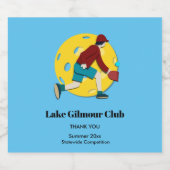 Étiquette Pour Bouteilles De Bière Boule de pique (Étiquettes simples)