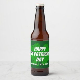 Étiquette Pour Bouteilles De Bière Bouteille de bière Jour de la Saint Patrick sur me