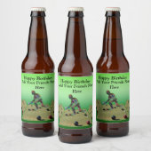 Étiquette Pour Bouteilles De Bière Bowls Bowler Ajouter Nom d'ami Modèle, (Bouteilles)