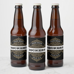 Étiquette Pour Bouteilles De Bière Brasserie vintage Home