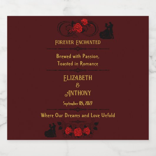 Étiquette Pour Bouteilles De Bière Brew enchanté (Étiquettes simples)