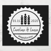 Étiquette Pour Bouteilles De Bière Brews Before I Do's Bier Bottle Casquette (Étiquettes simples)