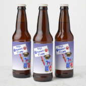 Étiquette Pour Bouteilles De Bière Carlins contre Trump (Bouteilles)