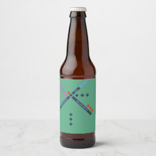 Étiquette Pour Bouteilles De Bière Carrelage de l'aéroport PDX Un tapis précieux