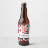 Étiquette Pour Bouteilles De Bière Carte de jeu Casino (Devant)