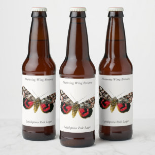 Étiquette Pour Bouteilles De Bière Catocala elocata - La teigne rouge française