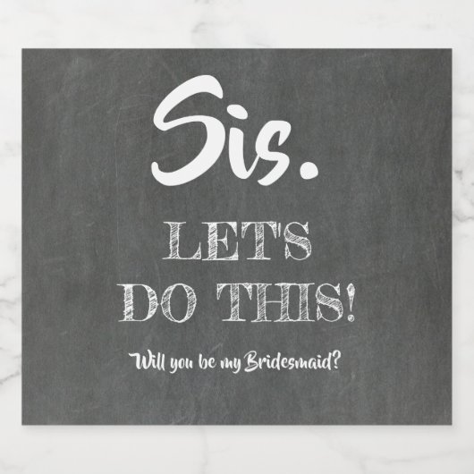 Étiquette Pour Bouteilles De Bière C'est Parti - Proposition Amusante de Demoiselle d (Étiquettes simples)