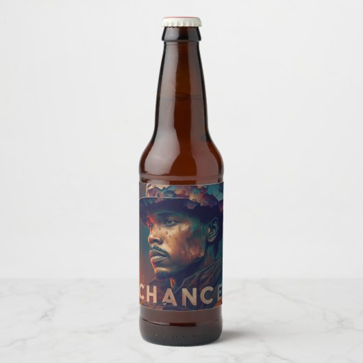 Étiquette Pour Bouteilles De Bière Chance (Devant)