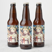 Étiquette Pour Bouteilles De Bière Chœur d'anime (Bouteilles)