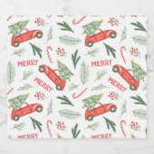 Étiquette Pour Bouteilles De Bière Christmasラベル (Étiquettes simples)