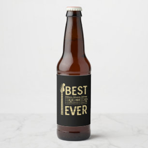 Étiquette Pour Bouteilles De Bière Citations grand-père Meilleure guitare papa jama
