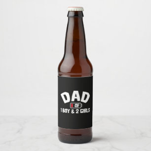 Étiquette Pour Bouteilles De Bière Citations grand-père Papa D'Un Garçon