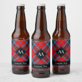 Étiquette Pour Bouteilles De Bière Clan MacTavish Tartan (Bouteilles)