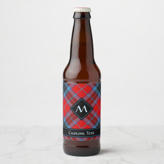 Étiquette Pour Bouteilles De Bière Clan MacTavish Tartan (Devant)