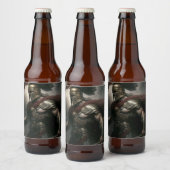 Étiquette Pour Bouteilles De Bière Commandant (Bouteilles)