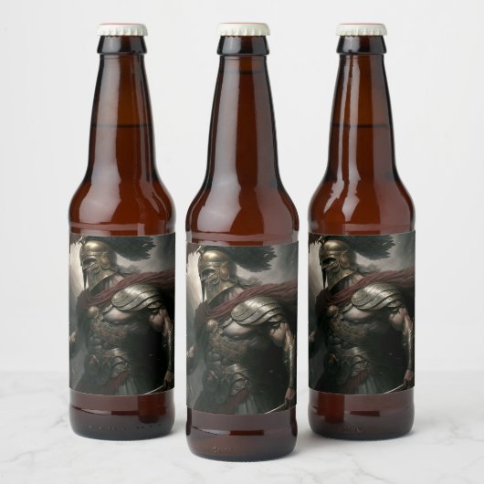 Étiquette Pour Bouteilles De Bière Commandant (Bouteilles)