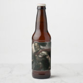 Étiquette Pour Bouteilles De Bière Commandant (Devant)