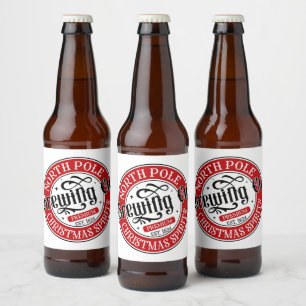 Étiquette Pour Bouteilles De Bière Compagnie de brassage North Pole