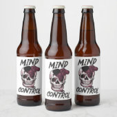 Étiquette Pour Bouteilles De Bière Conception de jeux de contrôle mental (Bouteilles)