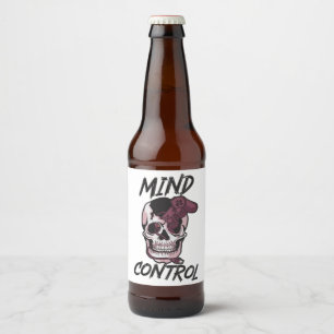 Étiquette Pour Bouteilles De Bière Conception de jeux de contrôle mental