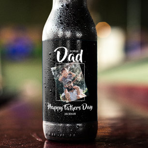 Étiquette Pour Bouteilles De Bière Cool Bonus papa photo